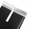 Plic Cu Bule Termoizolant Din Polietilena Poly Bubble, Dimensiuni 240 x 350 mm, Clapeta 50 mm, Culoare Negru-Plicuri Cu Prote...