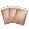 Plic Cu Bule Termoizolant Din Polietilena Poly Bubble, Dimensiuni 240 x 350 mm, Clapeta 50 mm, Culoare Rose Gold-Plicuri Cu P...
