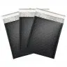 Plic Cu Bule Termoizolant Din Polietilena Poly Bubble, Dimensiuni 170 x 225 mm, Clapeta 50 mm, Culoare Negru-Plicuri Cu Prote...