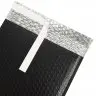Plic Cu Bule Termoizolant Din Polietilena Poly Bubble, Dimensiuni 170 x 225 mm, Clapeta 50 mm, Culoare Negru-Plicuri Cu Prote...