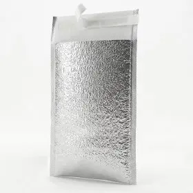 Plic Curierat Termoizolant Cu Clapeta Adeziva Dimensiuni 240 x 350 mm, Material PET/PEE, Clapeta 50 mm, Culoare Argintiu-Plic...