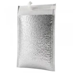 Plic Curierat Termoizolant Cu Clapeta Adeziva Dimensiuni 170x225 mm, Material PET/PEE, Aluminizat, Clapeta 50 mm, Culoare Arg...