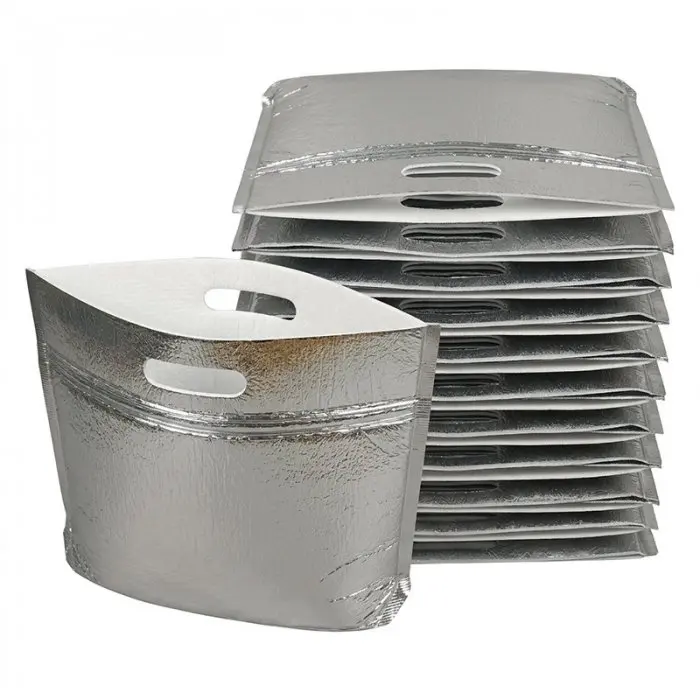 Punga Termica Reflectiva Cool Meal Pouch Zip Pack Dimensiuni 260x360 mm-Pungi Termoizolante