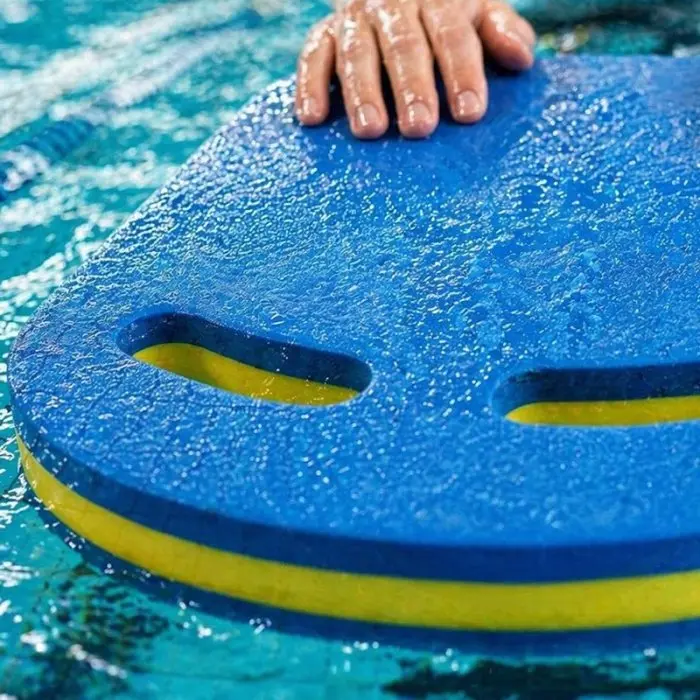 Pluta Inot Din Spuma Lungime 430 mm, Latime 280 mm, Grosime 35 mm, Culoare Galben / Albastru