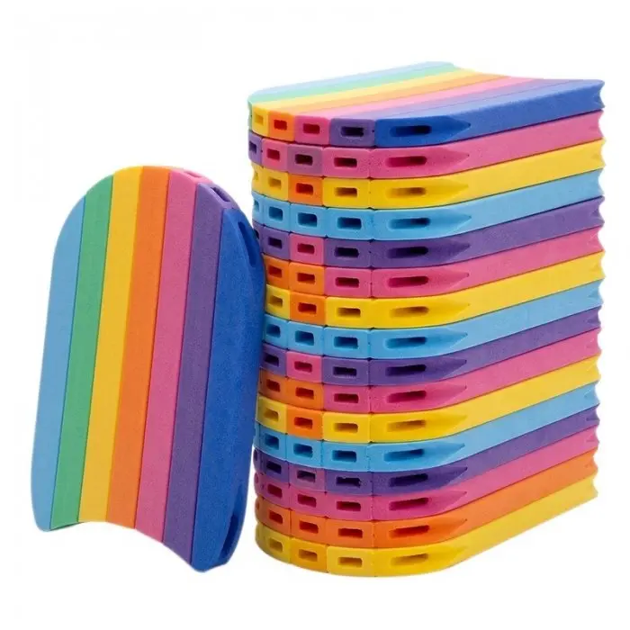 Pluta Inot Din Spuma Lungime 480 mm, Latime 300 mm, Grosime 30 mm, Culoare Curcubeu