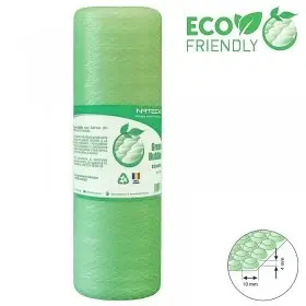 Folie Cu Bule Mici Eco Friendly Latime 450 mm, Lungime 10 m, Straturi 2, Grosime 60 my, Culoare Verde-Folie Cu Bule De Aer Mici