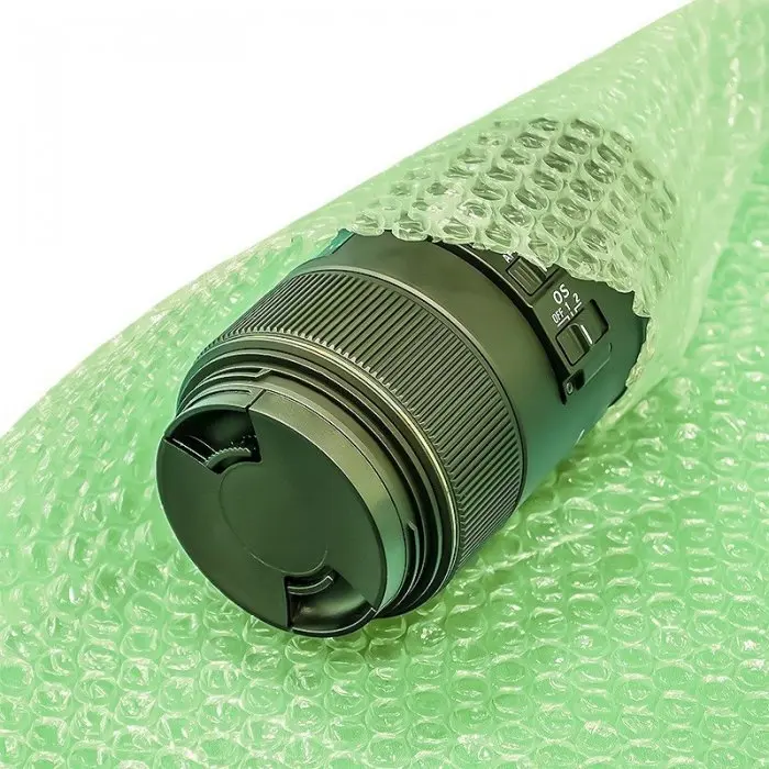 Folie Cu Bule Mici Eco Friendly Latime 450 mm, Lungime 10 m, Straturi 2, Grosime 60 my, Culoare Verde-Folie Cu Bule De Aer Mici