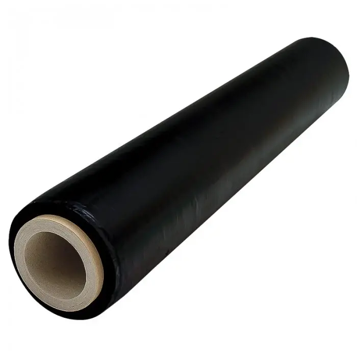 Folie Stretch Uz Manual Latime 250 mm, Grosime 23 my, Greutate 1.5 kg, Culoare Negru, Greutate Tub 0.15 kg, Buc / Pachet 12