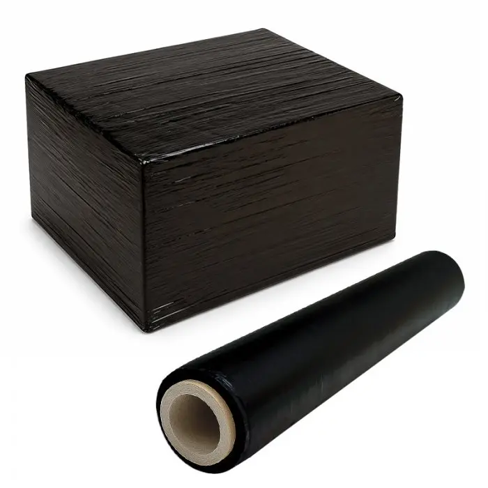 Folie Stretch Uz Manual Latime 250 mm, Grosime 23 my, Greutate 1.5 kg, Culoare Negru, Greutate Tub 0.15 kg, Buc / Pachet 12