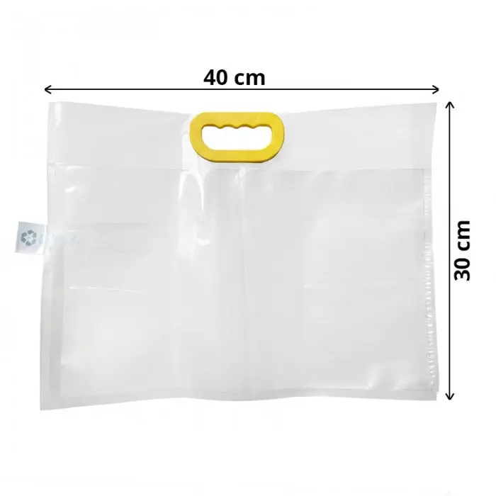Punga Transport Pesti Vii, Rezistenta Cu Maner Dimensiuni 30 x 40 cm, Grosime 150 my, Material PE/PA-Pungi Saci Si Recipiente...