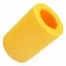 Conector Spuma 2 Gauri Lungime 140 mm, Diametru 62 mm, Grosime 19 mm, Conector 2 Orificii, Culoare Galben