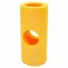 Conector Spuma 4 Gauri Lungime 250 mm, Diametru 60 mm, Grosime 15 mm, Conector 4 Orificii, Culoare Galben