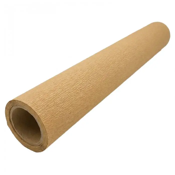Hartie Creponata Kraft Pentru Ambalare 130 g/mp Lungime 8 m, Latime 100 mm, Densitate 130 g/mp, Material Hartie reciclata, Culoare Natur