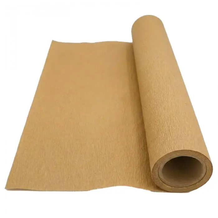Hartie Creponata Kraft Pentru Ambalare 130 g/mp Lungime 8 m, Latime 100 mm, Densitate 130 g/mp, Material Hartie reciclata, Culoare Natur
