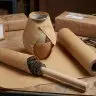 Hartie Creponata Kraft Pentru Ambalare 130 g/mp Lungime 8 m, Latime 100 mm, Densitate 130 g/mp, Material Hartie reciclata, Culoare Natur