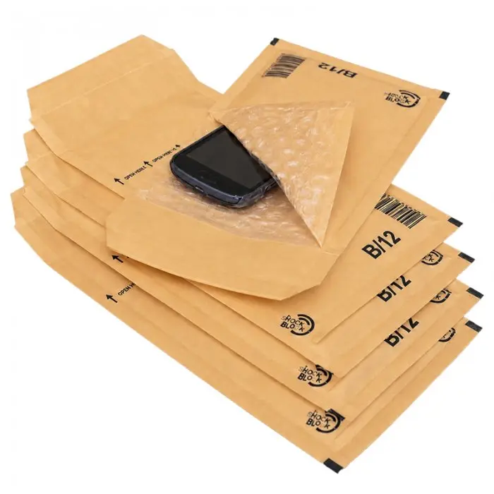 Plicuri Antisoc Din Hartie Dimensiune Interioara 120x215 mm, Dimensiune Exterioara 140 x 225 mm, Culoare Natur, Tip B12, Buc / Pachet 200