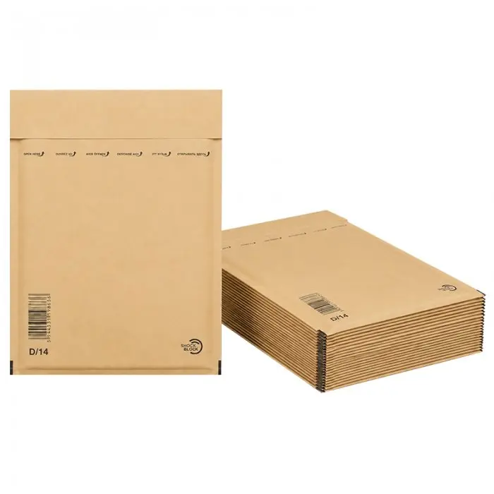 Plicuri Antisoc Din Hartie Dimensiune Interioara 180x265 mm, Dimensiune Exterioara 200 x 275 mm, Culoare Natur, Tip D14, Buc / Pachet 100