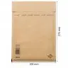 Plicuri Antisoc Din Hartie Dimensiune Interioara 180x265 mm, Dimensiune Exterioara 200 x 275 mm, Culoare Natur, Tip D14, Buc / Pachet 100