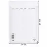 Plicuri Antisoc Din Hartie Dimensiune Interioara 220x340 mm, Dimensiune Exterioara 240 x 350 mm, Culoare Alb, Tip F16, Buc / Pachet 100
