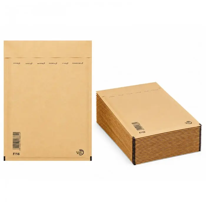 Plicuri Antisoc Din Hartie Dimensiune Interioara 220x340 mm, Dimensiune Exterioara 240 x 350 mm, Culoare Natur, Tip F16, Buc / Pachet 100