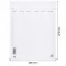 Plicuri Antisoc Din Hartie Dimensiune Interioara 270x360 mm, Dimensiune Exterioara 290 x 370 mm, Culoare Alb, Tip H18, Buc / Pachet 100
