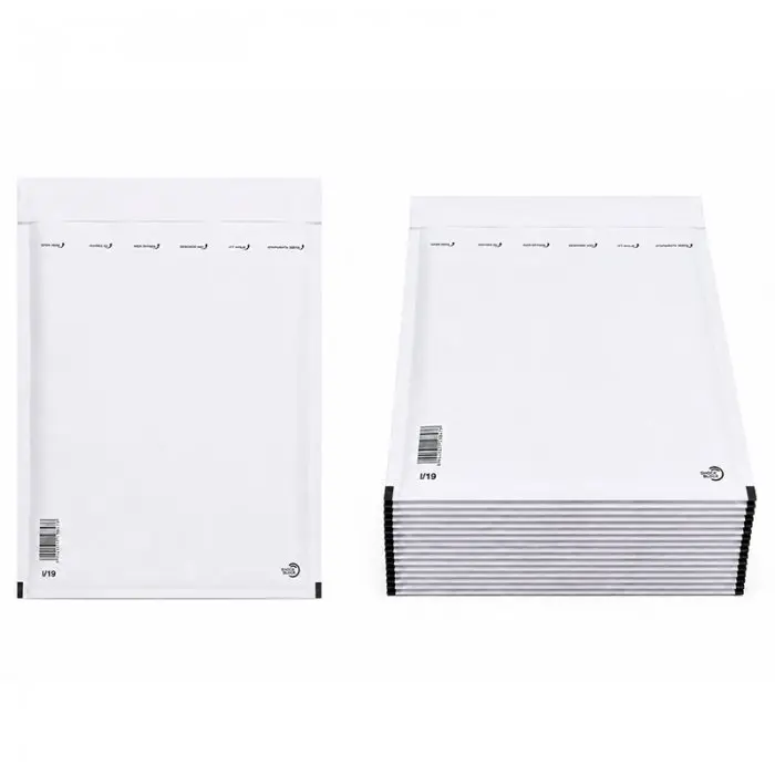 Plicuri Antisoc Din Hartie Dimensiune Interioara 300x445 mm, Dimensiune Exterioara 320 x 455 mm, Culoare Alb, Tip I19, Buc / Pachet 50