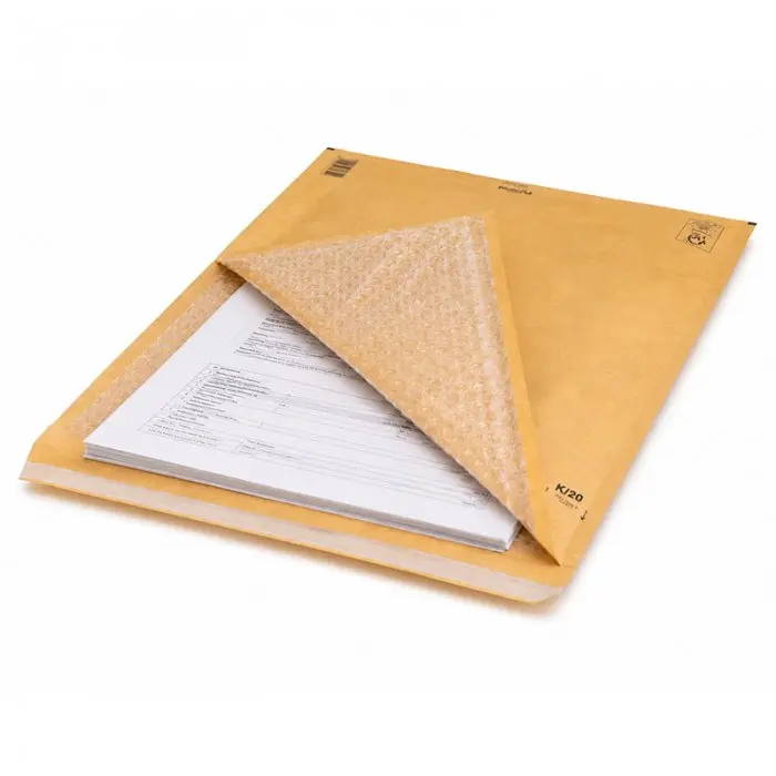 Plicuri Antisoc Din Hartie Dimensiune Interioara 350x470 mm, Dimensiune Exterioara 370 x 480 mm, Culoare Natur, Tip K20, Buc / Pachet 50