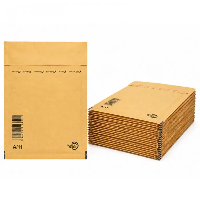 Plicuri Antisoc Din Hartie Dimensiune Interioara 100x165 mm, Dimensiune Exterioara 120 x 175 mm, Culoare Natur, Tip A11, Buc / Pachet 200