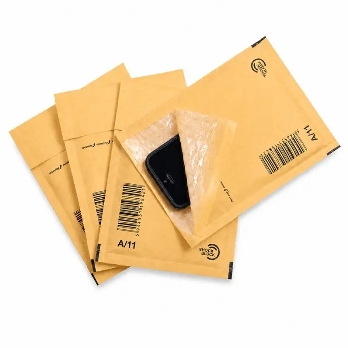 Plicuri Antisoc Din Hartie Dimensiune Interioara 100x165 mm, Dimensiune Exterioara 120 x 175 mm, Culoare Natur, Tip A11, Buc / Pachet 200