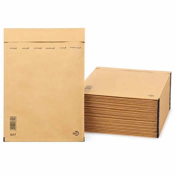 Plicuri Antisoc Din Hartie Dimensiune Interioara 230x340 mm, Dimensiune Exterioara 250 x 350 mm, Culoare Natur, Tip G17, Buc / Pachet 100