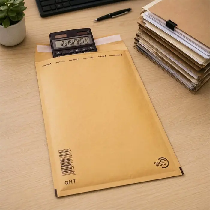 Plicuri Antisoc Din Hartie Dimensiune Interioara 230x340 mm, Dimensiune Exterioara 250 x 350 mm, Culoare Natur, Tip G17, Buc / Pachet 100