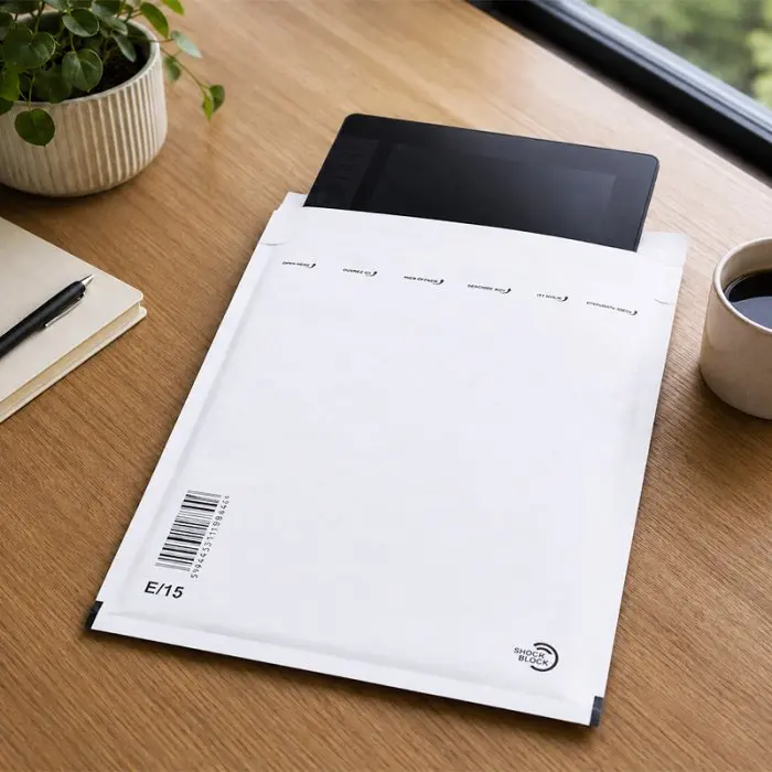 Plicuri Antisoc Din Hartie Dimensiune Interioara 220x265 mm, Dimensiune Exterioara 240 x 275 mm, Culoare Alb, Tip E15, Buc / Pachet 100