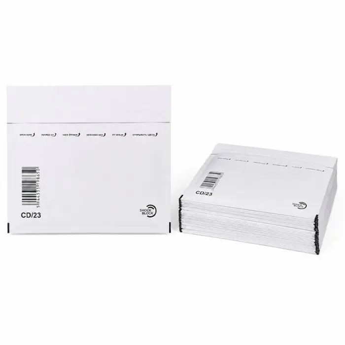 Plicuri Antisoc Din Hartie Dimensiune Interioara 180x165 mm, Dimensiune Exterioara 200 x 175 mm, Culoare Alb, Tip CD DVD, Buc / Pachet 200