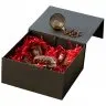 Cutie Pentru Cadouri Cu Inchidere Magnetica Lungime 230 mm, Latime 230 mm, Inaltime 110 mm, Culoare Negru, Tip Carton Mucava,...