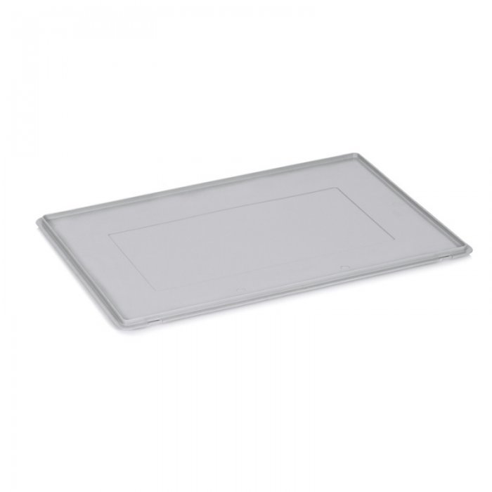 Capac pentru Lazi Euro 600 x 400 x 20 mm, Material PP Virgin, Gri-Lazi Pentru Transport