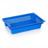 Lada Transport Hima Pentru Fructe 600 x 400 x 120 mm, Pereti Ventilati, Material PP Virgin, Albastra