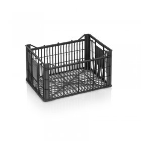 Lada Transport 406 x 290 x 235 mm, Uz Unic, Material PP Virgin, Neagra-Lazi Pentru Transport
