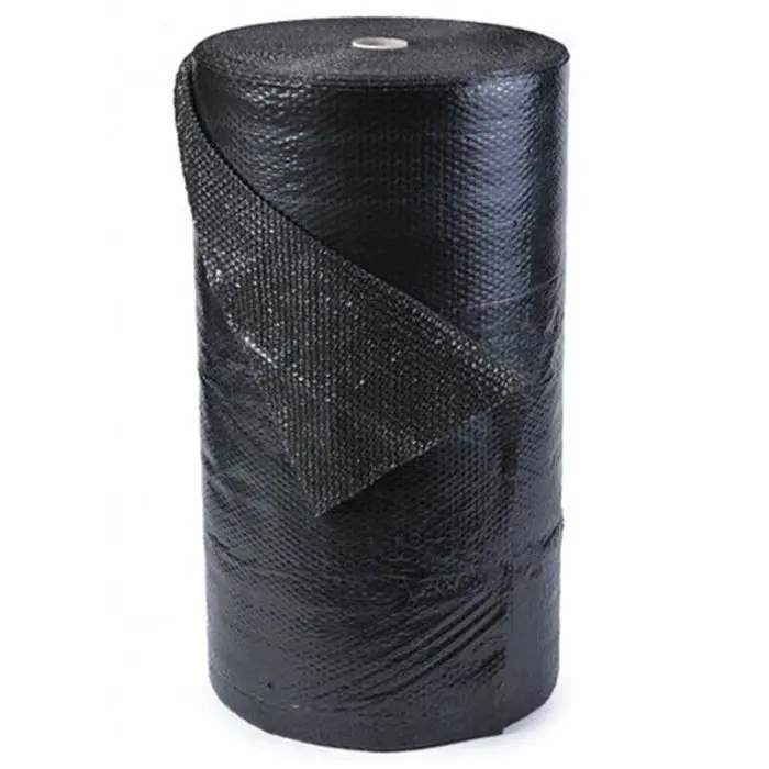 Folie Cu Bule Mici Neagra Latime 1000 mm, Lungime 100 m, Straturi 2, Grosime 70 my-Folie Cu Bule De Aer Mici