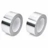 Banda Adeziva Din Aluminiu 50 mm x 50 m x 60 my, Adeziv Cauciuc sintetic, Culoare Argintiu-Benzi Adezive Aluminiu