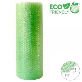 Folie Cu Bule Mari Eco Friendly Latime 800 mm, Lungime 50 m, Grosime 120 my, Culoare Verde-Folie Cu Bule De Aer Mari