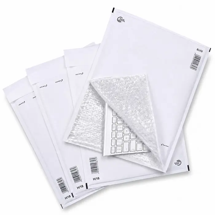 Plicuri Antisoc Din Hartie Dimensiune Interioara 270x360 mm, Dimensiune Exterioara 290 x 370 mm, Culoare Alb, Tip H18, Buc / Pachet 100