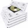 Plicuri Antisoc Din Hartie Dimensiune Interioara 180x165 mm, Dimensiune Exterioara 200 x 175 mm, Culoare Alb, Tip CD DVD, Buc / Pachet 200