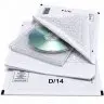 Plicuri Antisoc Din Hartie Dimensiune Interioara 180x265 mm, Dimensiune Exterioara 200 x 275 mm, Culoare Alb, Tip D14, Buc / Pachet 100