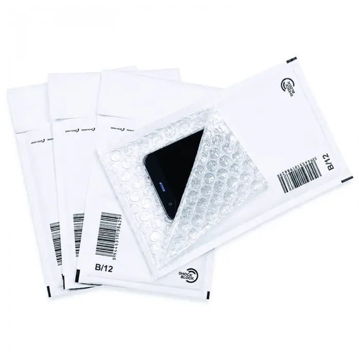 Plicuri Antisoc Din Hartie Dimensiune Interioara 120x215 mm, Dimensiune Exterioara 140 x 225 mm, Culoare Alb, Tip B12, Buc / Pachet 200