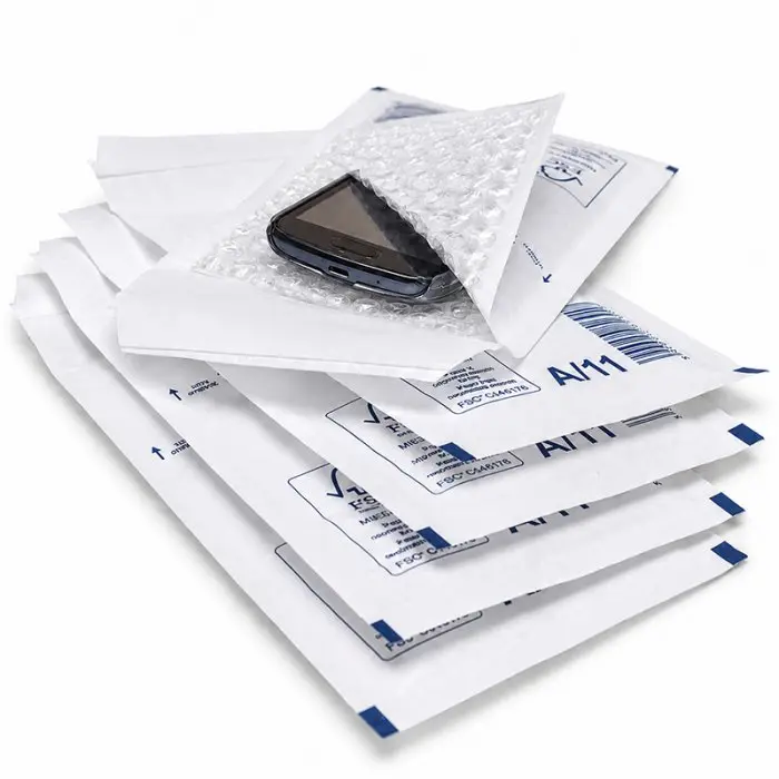 Plicuri Antisoc Din Hartie Dimensiune Interioara 100x165 mm, Dimensiune Exterioara 120 x 175 mm, Culoare Alb, Tip A11, Buc / Pachet 200