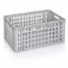 copy of Lada Transport Euroline 600 x 400 x 300 mm, Baza Solida, Pereti Ventilati, Material PP Virgin, Gri