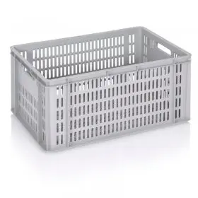 copy of Lada Transport Euroline 600 x 400 x 300 mm, Baza/Pereti Ventilati, Material PP Virgin, Gri