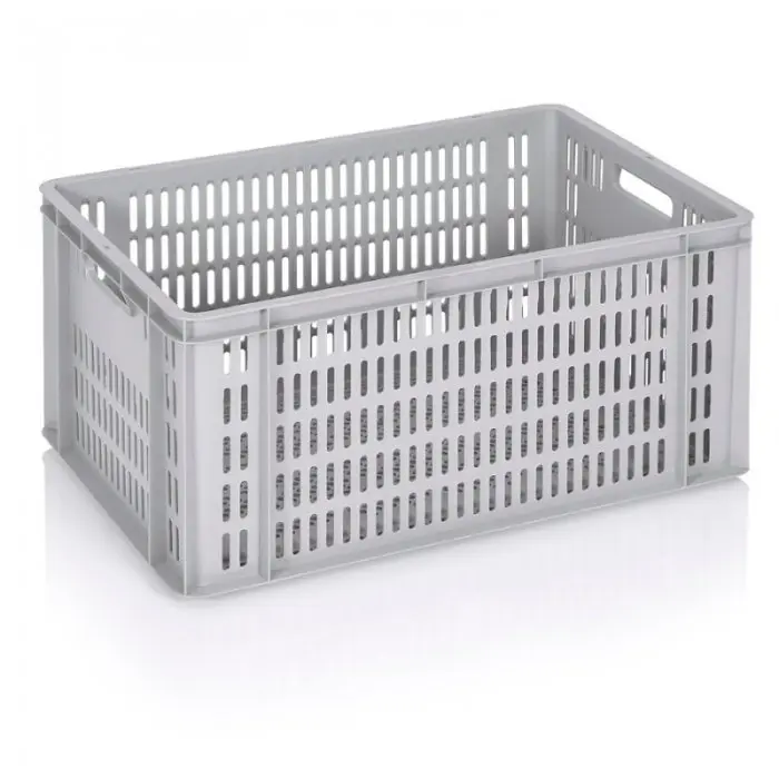 copy of Lada Transport Euroline 600 x 400 x 300 mm, Baza/Pereti Ventilati, Material PP Virgin, Gri