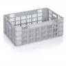 copy of Lada Transport Euro 600 x 400 x 235 mm, Baza Solida Pereti Ventilati, Material PP Virgin, Gri
