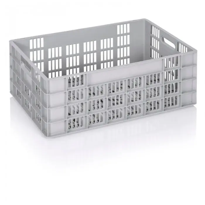 copy of Lada Transport Euro 600 x 400 x 235 mm, Baza/Pereti Ventilati, Material PP Virgin, Gri